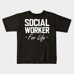 Social Worker for life w Kids T-Shirt